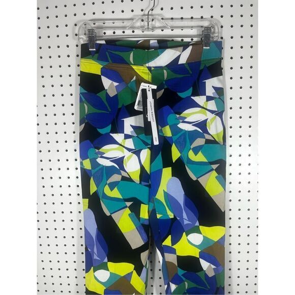 Joseph Ribkoff pantacourt geo floral printed cropped pants size 6 - Picture 7 of 13